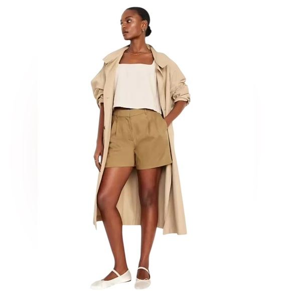 Old Navy Women Extra High-Waisted Taylor Trouser Short 5-inch inseam Clifftop 3X - Picture 1 of 8